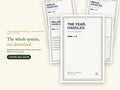 Life Planner Bundle 2026 2027 | Dated Daily + Goals Wellness Money Meals Packs | Geometric | Half Letter | Hyperlinked PDF