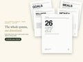 Life Planner Bundle 2026 2027 | Dated Daily + Goals Wellness Money Meals Packs | Minimalist | Hyperlinked PDF GoodNotes