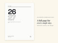 Life Planner 2026 2027 | Dated Daily Hyperlinked PDF | Minimalist | Letter 8.5 x 11 | GoodNotes iPad + Printable | ADHD Friendly