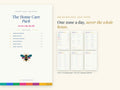 Home Pack | Printable Home Care Checklists | Bee | Half Letter 5.5 x 8.5 | Hyperlinked PDF GoodNotes iPad | ADHD Friendly Add-On