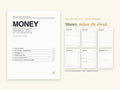 Money Pack | Printable Budget + Bill Tracker Pages | Minimalist | Letter 8.5 x 11 | Hyperlinked PDF GoodNotes | ADHD Friendly Add-On