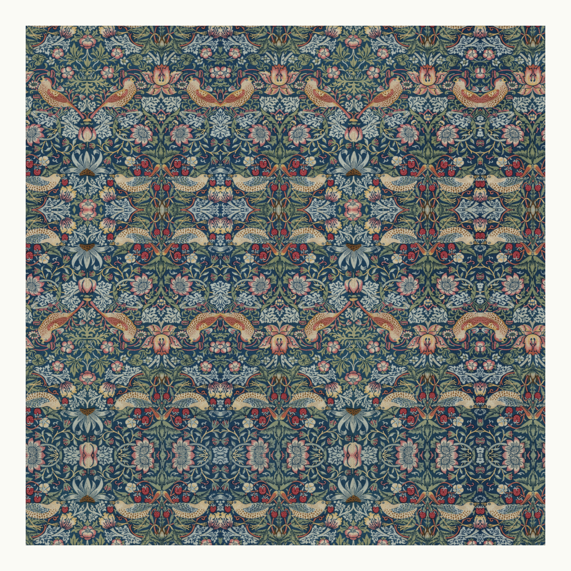 William Morris Phone Wallpaper, Strawberry Thief and Violet, 8 Files for Phone Tablet Desktop