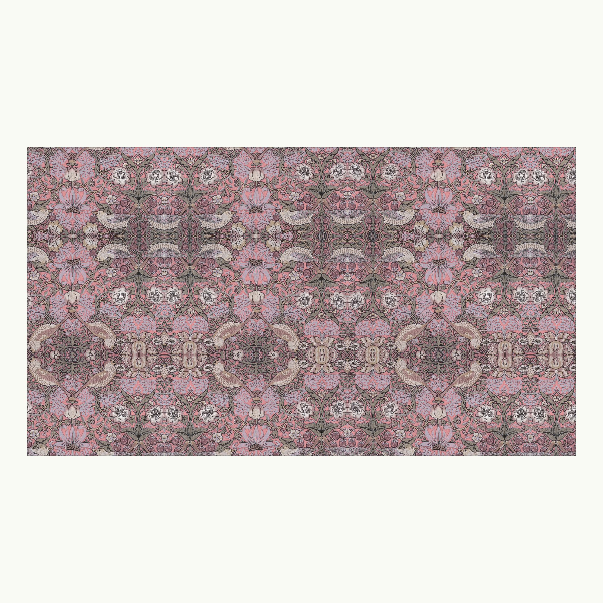 William Morris Phone Wallpaper, Strawberry Thief and Violet, 8 Files for Phone Tablet Desktop