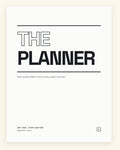 Undated Life Planner | Daily Hyperlinked PDF | Minimalist | Letter 8.5 x 11 | GoodNotes iPad + Printable | Start Any Week